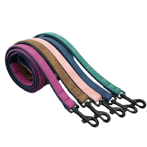 สายจูงสัตว์เลี้ยงหนัง PU สีพื้นปรับแต่งได้ สายจูงสุนัขทนทาน สายจูงสุนัขแบบเรียบง่ายสำหรับพาเดินเล่น - Product Image 3