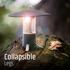 450lm công suất cao <span class=keywords><strong>LED</strong></span> USB C có thể sạc lại IPX5 cắm trại đèn lồng với 4 chế độ từ cơ sở khẩn cấp ngân hàng điện sạc điện thoại - Product Image 6