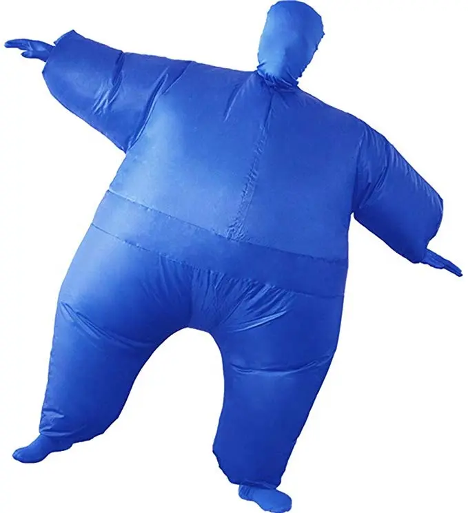 Amazon sıcak satış komik şişman takım tam vücut şişme Blueberry kostüm