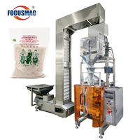 Machine d'emballage automatique Focus Machinery pour riz et légumineuses de 5 à 10 kg, ensacheuse de céréales avec peseuse linéaire