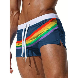 New Solid-Color <strong>Shorts</strong> <strong>Tight</strong> Fitting Sports Quick Dry Pants Fashionable <strong>Swim</strong> <strong>Shorts</strong> for Men - Product Image 2