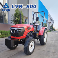 Tracteur agricole compact haute performance 50 CV, tracteur agricole à roues certifié Euro 5 CE EPA pour travaux de riziculture et de labour