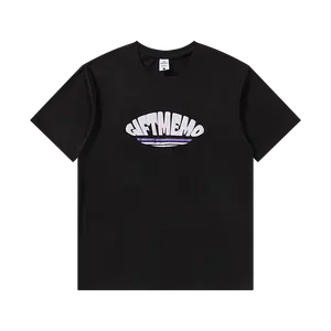 Sıcak satış Unisex yetişkin rahat Fit özel 3d puf ekran baskı T shirt erkekler grafik Tees