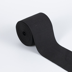 Tricoté en polyester plat de haute qualité 1/1.2 /1.5 /2 /2.5 /3 /4/5/<span class=keywords><strong>6</strong></span> Bande élastique noire de <span class=keywords><strong>6</strong></span> pouces de large - Product Image 4