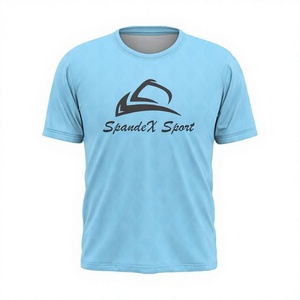 เสื้อยืดคอกลมแขนสั้นทรงปกติสำหรับผู้ชาย ผลิตจากผ้าฟลีซโพลีเอสเตอร์ 100% ย้อมสีสำเร็จรูป เป็นมิตรต่อสิ่งแวดล้อม รับผลิตตามแบบ OEM/ODM สไตล์สตรีทแวร์ พร้อมสกรีนโลโก้ตามสั่ง - Product Image 1