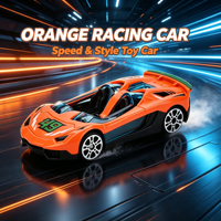 Voiture miniature de course 1/64 personnalisée pour enfants, modèle de véhicule en alliage à roues libres, jouet de simulation