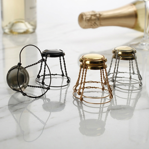 Durable Iron Wire Champagne Muselet Cage Multi Color 750ml Sparkling Wine <strong>Prosecco</strong> Cava <strong>Bottle</strong> Sealing Accessory Recyclable - Product Image 1