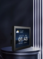 YUSHUN YC717-01FD Touch-LCD-Bildschirm Fenstersteuerung mit LED-Beleuchtung ABS & Glas Kabelgebunden