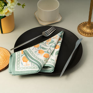 Servilletas de Algodón Cuadradas de Flores Tejidas a Crochet Personalizadas de Lujo, Reutilizables, Ecológicas, Orgánicas, Estilo <span class=keywords><strong>Campestre</strong></span> Francés, Románticas - Product Image 1