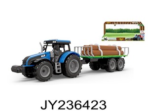 Tracteur agricole à friction avec chargeur, remorque de tracteur agricole avec son et lumière pour enfants - Product Image 5