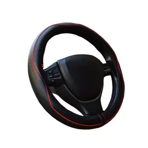 Car Steering Wheel Cover, Anti-Slip, Safety, Soft, Breathable, Heavy Duty, Thick, Full Surround, Sports Style