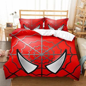Juego de Sábanas de Tres Piezas con Diseño de <span class=keywords><strong>Spiderman</strong></span>, Impresión Digital Ecológica Personalizada, Fibra Química, 100 Hilos - Product Image 3