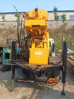 Equipo de Perforación de Segunda Mano Usado ANBIT300 para Pozos de Agua, Tipo Triciclo Tractor Hidráulico con Profundidad de 300 m y 3 Ruedas