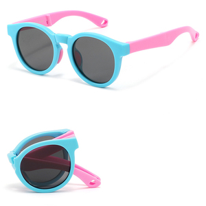 Nuovi Occhiali da Sole per Bambini 2026, Montatura Rotonda Pieghevole in TPEE, Lenti Polarizzate UV400 per Ragazzi e Ragazze - Product Image 6
