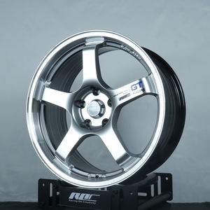 Cerchi da Corsa ROC all'Ingrosso da <span class=keywords><strong>15</strong></span> 16 17 18 19 Pollici per Auto Passeggeri Cerchi GT a 5 Razze 4X100 5X112 5X114.3 Cerchi Flow Forming - Product Image 1