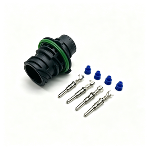 高品质 TE-AMP 汽车连接器 <span class=keywords><strong>2</strong></span> <span class=keywords><strong>3</strong></span> 4 7 针公母防水 ABS 电气端子 Ruizeinc 1718230-4 1-967325-1 铜质 - Product Image 2