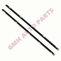 2PCS Joint de moulage extérieur pour Honda Civic 1991-1995 Joint de verre en caoutchouc pour 5th Gen Civic HB & Coupe OE No. 72410-SR3-003
