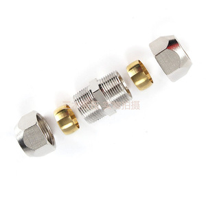 Conector de Compresión Recto de 1 mm, Accesorio de Tubería de Acero Inoxidable, Piezas Neumáticas - Product Image 2