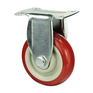 WBD Hersteller Rollen mit Bremse 3 Zoll PVC-Rollen Medium Duti Rollen Räder - Product Image 3