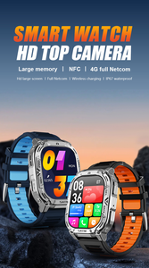 สมาร์ทวอทช์ Android 4G ระดับท็อป รองรับวิดีโอคอล HD พร้อ<span class=keywords><strong>ม</strong></span> WIFI GPS แอปพลิเคชันตลาดอัปเดต NFC <span class=keywords><strong>ม</strong></span>าตรฐานกันน้ำ IP67 นาฬิกาข้อมือผู้ชายใส่ซิมการ์ด รุ่น B25 สำหรับเล่นกีฬา - Product Image 6