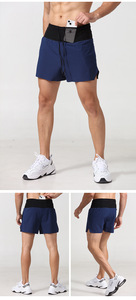 Ufinebest <span class=keywords><strong>Short</strong></span> de course pour hommes, musculation, fitness, séchage et ventilation rapides des muscles, vêtements de sport - Product Image 5