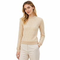 Pull en cachemire 100% pour femme, col rond, fin, tricoté à la machine, décontracté, automne-hiver, sur mesure, OEM, ODM, vente en gros