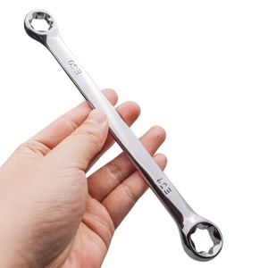 Juego de 4 Llaves E-Torx E6-E24, Llaves de Doble Boca, Acero Cromado, Kit de Llaves Inglesas, para Reparaciones Automotrices, del Hogar y de Fábrica - Product Image 5