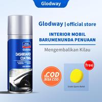 Glodway – Spray de protection et de brillance pour tableau de bord et console intérieure de véhicule, anti-âge, anti-poussière, avec revêtement polissant et cire