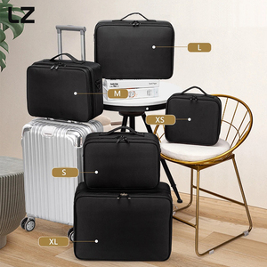 LZ <span class=keywords><strong>Travel</strong></span> Waterproof S/<span class=keywords><strong>M</strong></span>/L Makeup Bag Organisateur de toilette en nylon avec pochette à poignée séparatrice pour femmes Purse Daily Use - Product Image 6
