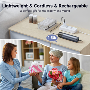 เครื่องดูดฝุ่นแบบพกพาชาร์จไฟได้เครื่องเป่าลมแบบพกพาสำหรับใช้ในครัวเรือนอัจฉริยะสินค้ามาใหม่2024 - Product Image 6