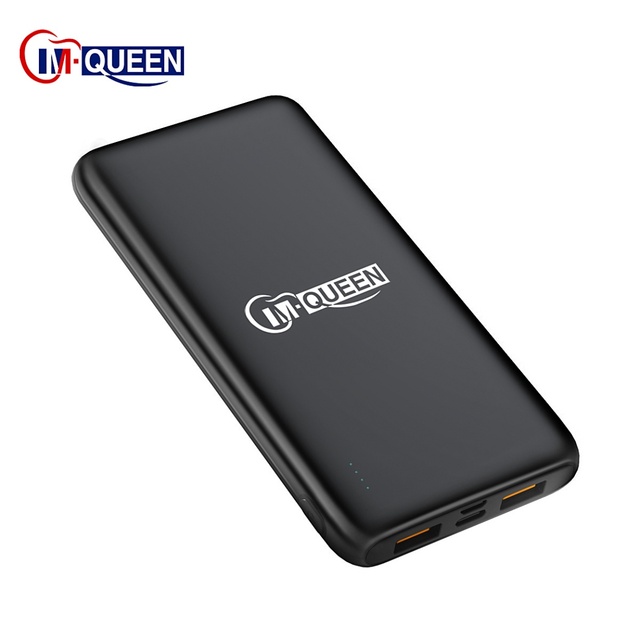 10000mAh/20000mAh/30000mAh Mini Ultra Slim Li-Polymer Portable Power Bank Dual USB Micro USB Quick Charge ROHS Certified