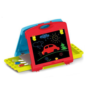 4 in 1 çizim oyuncak seti masa çift taraflı çocuklar şövale kurulu tebeşir ve çocuklar için silgi - Product Image 3