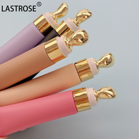 Baume à lèvres brillant de haute qualité 15 ml avec applicateur métallique, hydratant, effet gloss, beurre à lèvres teinté, tube souple, saveur fruitée, huile à lèvres