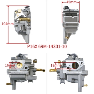 卸売りカスタマイズ可能69M-14301-10 Yama <span class=keywords><strong>ha</strong></span> F2.5 <span class=keywords><strong>2</strong></span>.5HP 4ストローク対応Parsun HideaマリンエンジンP16X船外キャブレター - Product Image 2