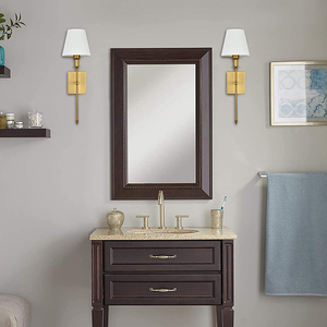 <span class=keywords><strong>Applique</strong></span> Murale Industrielle Décorative Dorée en Fer Forgé, Lumière Blanche Chaude, Ampoules Incandescentes E26, pour Maison et Bureau, Certifiée ETL - Product Image 6