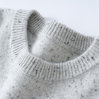 Gestrickter Herrenpullover Herbst und Winter Neuer Stil 100% Reines Kaschmir Rundhalspullover Verdickt