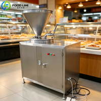 Machine automatique de remplissage et de torsion de saucisses, machine à saucisses pneumatique commerciale pour le remplissage de viande