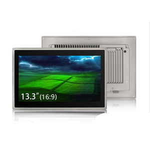 Công nghiệp Màn hình rộng 13.3 inch RJ45 màn hình cảm ứng Bảng điều chỉnh PC chống nhiễu từ hỗ trợ win11 Android Linux Ubuntu IP65 - Product Image 1