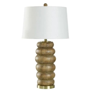 ホテルの家のための黒い色ランプシェードが付いている大きいサイズの水星のガラステーブルのデスクランプ - Product Image 2