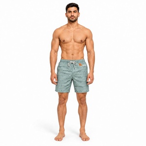 <b>Men's</b> Geometric <b>Pattern</b> Board <b>Shorts</b> Mid Waist Drawstring Quick Dry Swim Trunks Casual Beach Wear Breathable <b>Men</b> Beach <b>Shorts</b> - Product Image 1