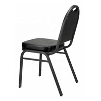 Chaise de banquet moderne haut de gamme, durable et empilable, avec dossier en dôme, pour salon, appartement, hôpital et entrée.