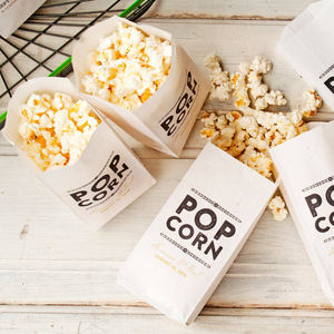 Bolsas de Papel para Palomitas de Maíz con Logotipo Personalizado al por Mayor, Recubiertas de Cera, Aptas para <span class=keywords><strong>Microondas</strong></span>, Lindas, para Cine - Product Image 5