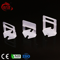 Entretoises et clips de nivellement en plastique PE pour carrelage, 1.0mm 1.5mm 2mm 3mm