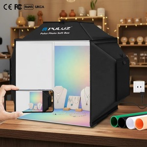 Profesyonel Katlanabilir Işık Kutusu PULUZ 40cm <span class=keywords><strong>X</strong></span> 40cm <span class=keywords><strong>X</strong></span> 40cm 16"x16 Fotoğraf Stüdyo Kutusu Takı Fotoğrafçılığı Aksesuarları için - Product Image 1
