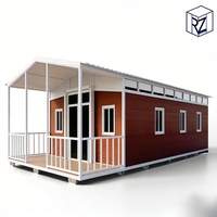 Maison préfabriquée mobile Ray-Zen, structure en acier extensible de 30 pieds et 40 pieds, conteneur, 2, 3, 4 chambres, maison préfabriquée, casas pour vivre