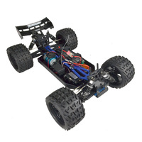 Camion RC 4x4 1/8 avec moteur brossé, ESC 40A, moteur 590, électrique, haute vitesse, télécommande, qualité hobby