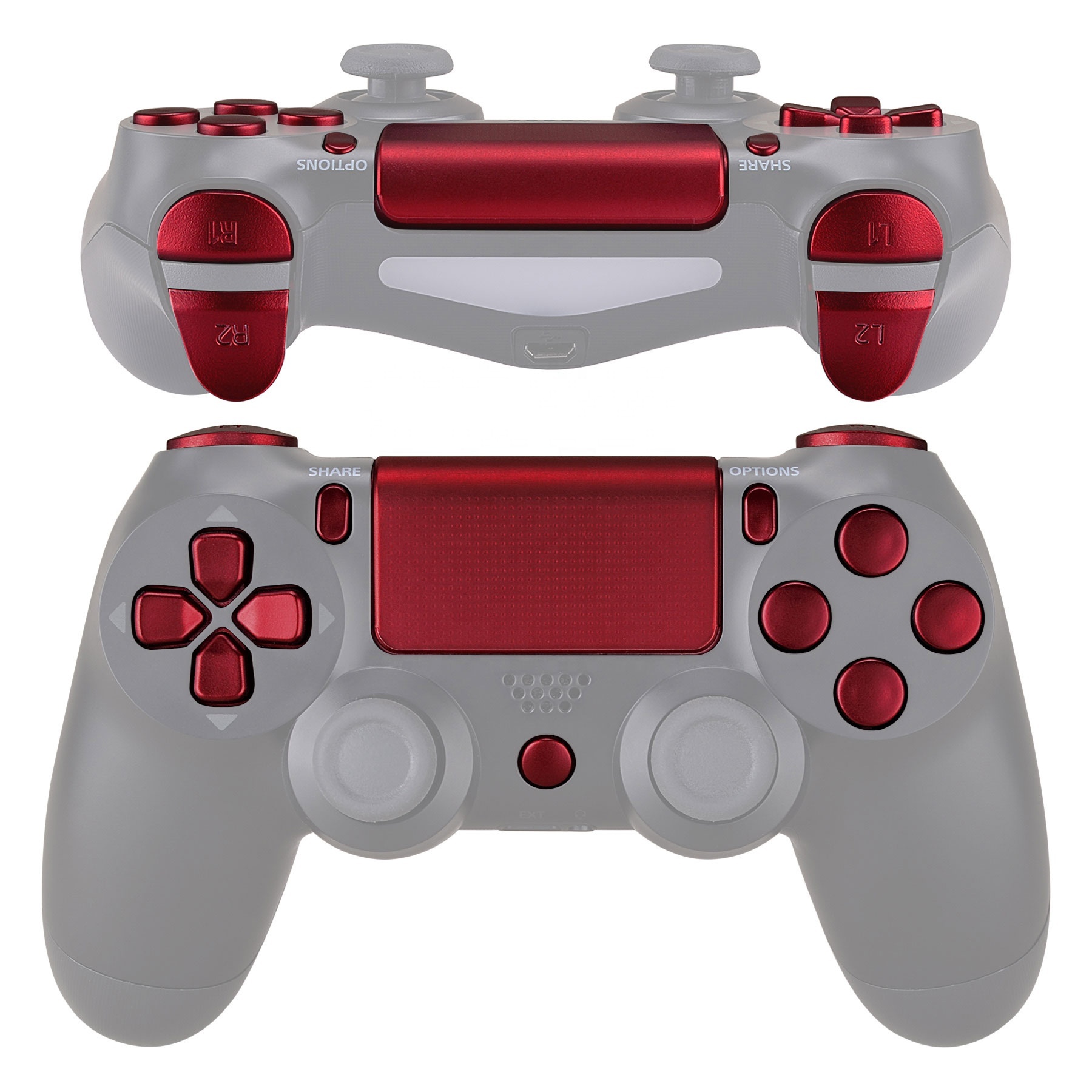 極端なPS4コントローラー用Dpadアクションフルセットボタンキット 