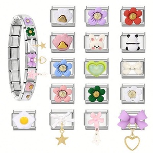 Italian DIY Module Dream Stitching <b>Bracelet</b> Accessory Creative Fashion Charm Jewelry Patch for Cross-Border Jewelry Design - Product Image 6