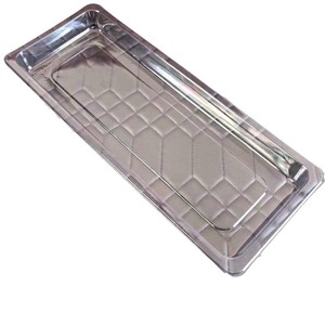 Caja de embalaje para fideos estofados estilo Henan, bandeja interior para alimentos, plástico PET blando, caja de embalaje rectangular transparente - Product Image 4