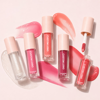 Cruelty-free fruitkleurveranderende lipoliën private label hydraterende veganistische volumevergrotende transparante lipoliën tint glow